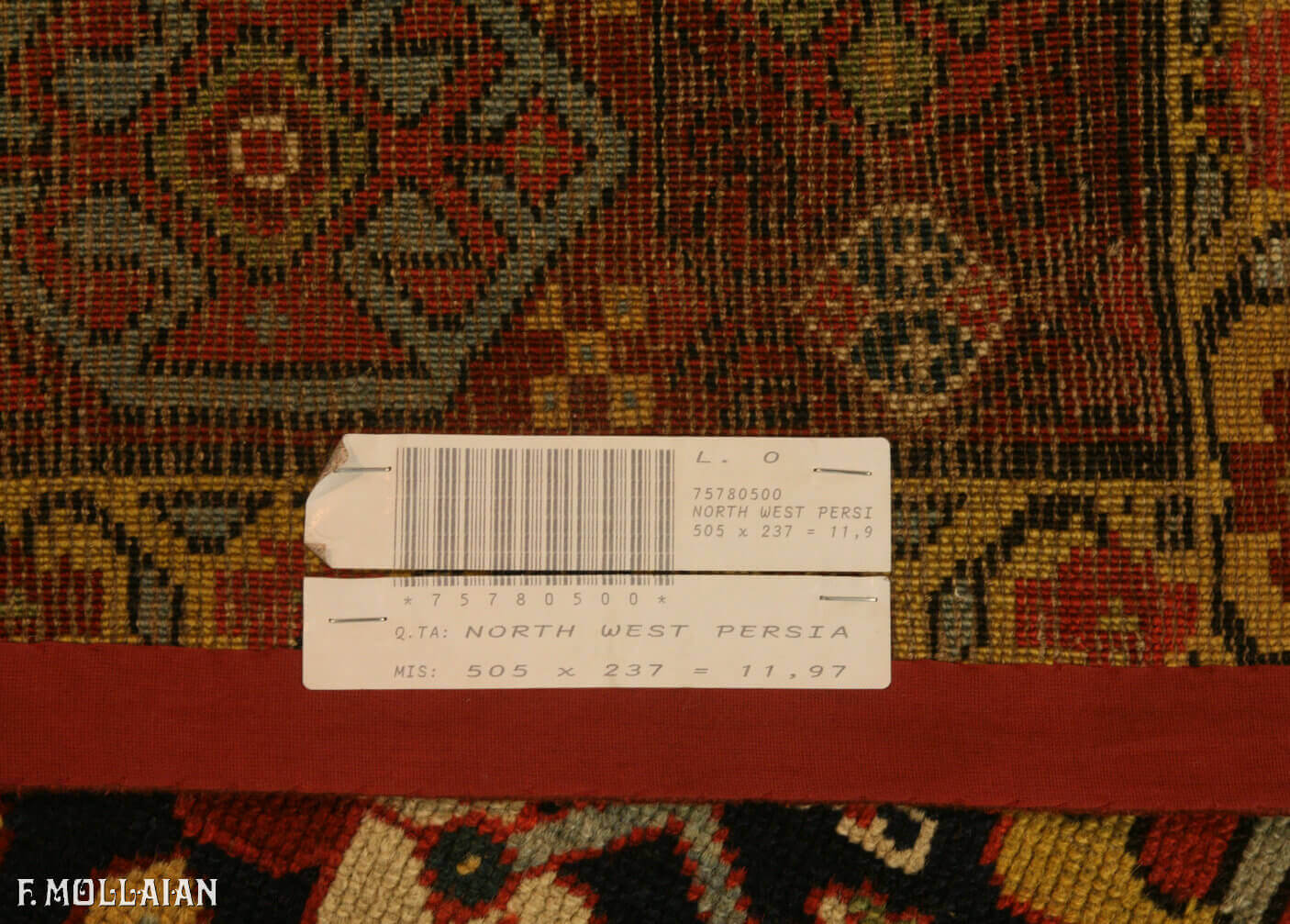 Antique Caucasian All-over “Karabakh (qarabag)” hand-knotted Kalleh Size Carpet n°:75780500